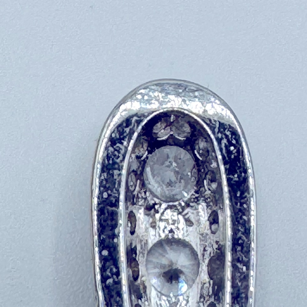 14k 3.5ct Art Deco Dangle Earrings - Picture 11 of 11